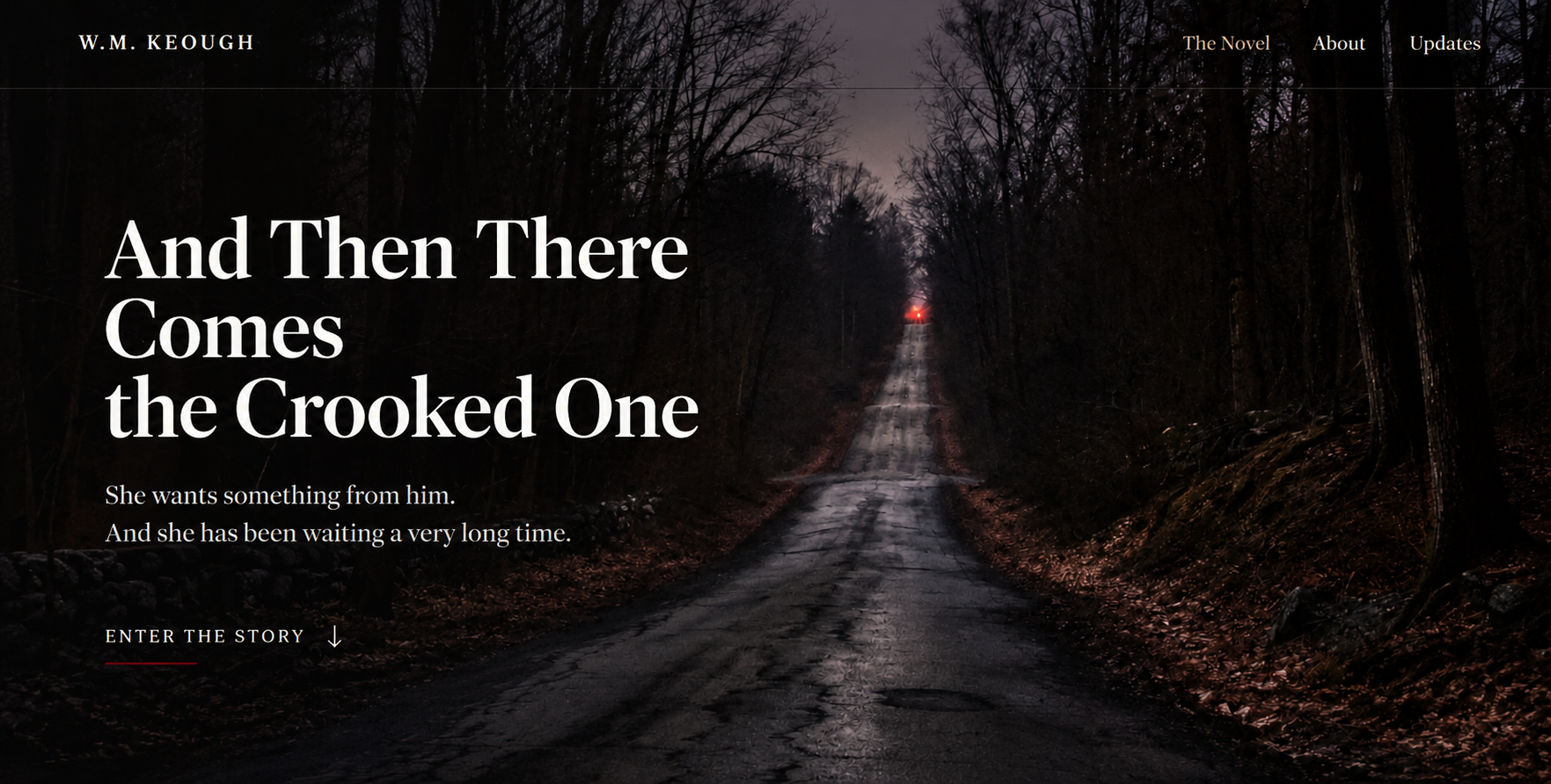 W.M. Keough author website page